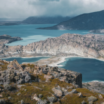 foto de lago y montañas